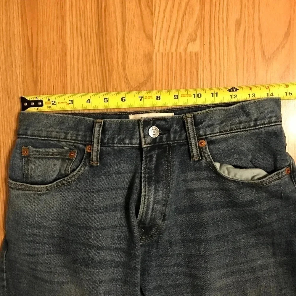 GAP 1969 Straight Leg Blue Denim Jeans 28x30 size 28 W and 39 L - Picture 8 of 10